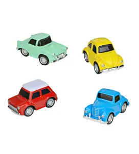 都市の車とトラックを引き戻すおもちゃの車は子供のためのモデル車の摩擦動力を与えられたダイキャストカーを設定します