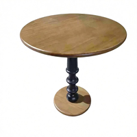 Table d'appoint en bois minimaliste moderne de haute qualité DISHI, table basse en bois massif pour salon et chambre à coucher