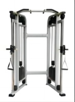 Appareil de musculation multifonctionnel intégré avec poulies croisées doubles pour entraînement complet à domicile