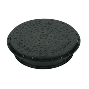 최고 가격 사각형 연성 철 콘크리트 충전 프리미엄 매립형 시멘트 맨홀 커버 교통 시설용 맞춤형 색상 - Product Image 1