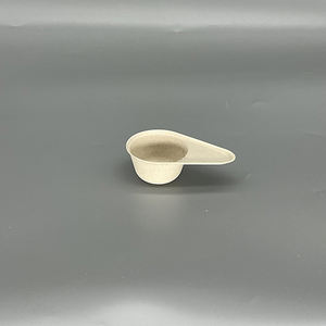 Pfas Free Eco Friendly Biodegradable Compostable Bagazo de caña de azúcar Papel desechable Leche en polvo y proteína Cuchara en polvo - Product Image 3