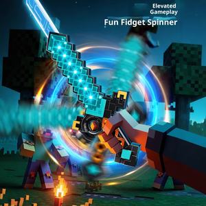 Diamant épée monde Double tranchant télescopique <span class=keywords><strong>lumineux</strong></span> <span class=keywords><strong>sabre</strong></span> <span class=keywords><strong>laser</strong></span> en plastique <span class=keywords><strong>jouet</strong></span> pour unisexe 14 ans + Cool Double tête <span class=keywords><strong>Laser</strong></span> épée - Product Image 4