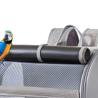 Sac à dos de transport pour oiseaux de grande capacité, pliable, pour perroquets, en tissu Oxford, pour animaux de compagnie, pour l'extérieur, toutes saisons