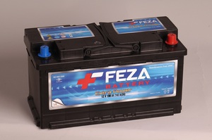 Feza 12V 100Ah Automotive <b>Battery</b> Maintenance-Free High-Performance New Long-Life Calcium Technology OEM Supplier Gray Black - Product Image 2