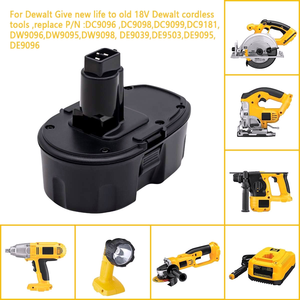 Аккумуляторная батарейка для дрели, 18 В, 6.0Ah, для <span class=keywords><strong>Dewalt</strong></span> DC9096 DC9098 DE9039 DE9095 DE9096 DW9096 DW9095 DW9098 <span class=keywords><strong>DE9098</strong></span> - Product Image 6