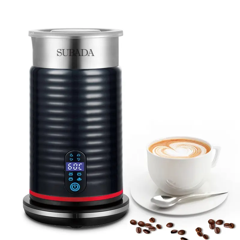 LED in acciaio inox 4-in -1 palmare latte automatico cioccolata calda latte caldo e schiumatura fredda 220V/110V con potente frusta