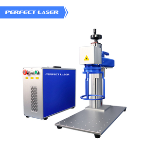 เครื่องเลเซอร์ไฟเบอร์ Perfect Laser 20W 50W ความแม่นยำสูง แบบตั้งโต๊ะและแบบมือถือ สำหรับงานแกะสลักชิ้นส่วนยานยนต์ เครื่องประดับ อาหาร และบรรจุภัณฑ์ - Product Image 2