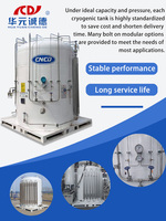 Réservoir Micro Bulk Industriel Cryogénique pour Gaz Liquide Oxygène (LOX/LIN/LAR) 1000L 1.6MPa