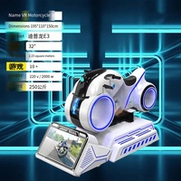 Simulador de conducción VR, máquina de realidad virtual para videojuegos, máquina de motocicleta VR, juego de arcade interior VR, simulador de motocicleta VR para videojuegos.