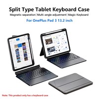 Clavier sans fil avec pavé tactile rotatif à 360 degrés pour OnePlus Pad 3, accessoires pour tablette axés sur le jeu