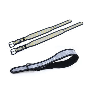 Collier réfléchissant pour animaux de compagnie, confortable, rembourré en néoprène, 2 pouces de large, pour chiens de taille moyenne et grande, Pitbull, Labrador, Rottweiler - Product Image 5
