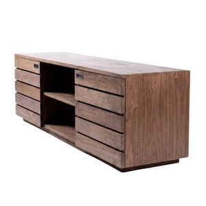 Modern Teak Wood <b>TV</b> Table <b>TV</b> Console Minimalist <b>TV</b> <b>Stand</b> <b>TV</b> Cabinet Finished in Natural Wood for Living Room Home Furniture - Product Image 6