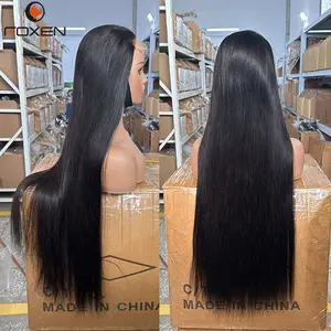 Parrucche frontali in pizzo senza colla Fuxin con capelli da bambino capelli crudi vietnamiti Hd parrucca frontale con capelli umani per donne nere