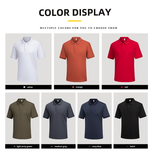 <span class=keywords><strong>Polo</strong></span> a Manica Corta Personalizzata OEM in Poliestere Ecologico Traspirante per Uomo e Donna, Ricamata, Vestibilità Casual Sportiva - Product Image 3