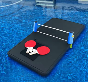 <span class=keywords><strong>Table</strong></span> <span class=keywords><strong>de</strong></span> <span class=keywords><strong>ping</strong></span>-<span class=keywords><strong>pong</strong></span> flottante pour piscine et chaises <span class=keywords><strong>de</strong></span> plage – Jeu sportif flottant pour fête aquatique – Vente chaude - Product Image 1