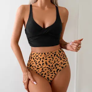 PASUXI Custom 2024 Sexy Bikini Swimwear Print Women Beachwear 2 Piece Suits New Push Up Bikinis Set