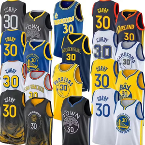 Venta al por Mayor Personalizada de los Golden State Warriors 24-25 # Camiseta de baloncesto 30 City Ed de malla de poliéster para entrenamiento de adultos, transfronteriza - Product Image 1