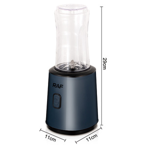 RAF 18000RPM Robot culinaire multifonction 2-en-1, broyeur, mixeur, presse-agrumes, broyeur de glace, avec gobelet en verre portable pour smoothies - Product Image 6