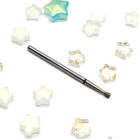 Ensemble de forets à ongles en diamant de marque personnalisée, 3/32 pouces, fraises à cuticules rotatives, accessoires de manucure, Kit d'ongles