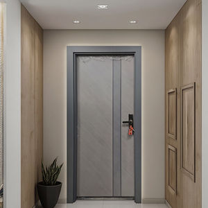 Home Villa Design Moderno Fabricação Profissional Bom Preço Porta De Segurança De Aço com Isolamento Térmico e Resistência ao Impacto - Product Image 4