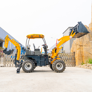 China Goede Kwaliteit Mini <span class=keywords><strong>Backhoe</strong></span> Loader 4X4 2.5 Ton Retroexcavadora Graaflaadmachine Te Koop