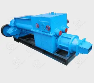 Small hollow Vacuum clay brick extruder,full automatic clay brick making machine