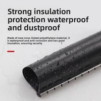 Tubo Termocontraíble con Cierre de Cremallera para Reparación de Cables de Telecomunicaciones, Tubo Protector Impermeable con Revestimiento Adhesivo