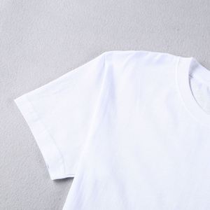 เสื้อยืดออกกำลังกายผ้าฝ้าย95% 220กรัมสำหรับผู้ชายเสื้อยืดถักลายแขนสั้นกำหนดโลโก้ได้เอง - Product Image 2