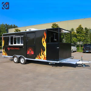 Remolque de Comida Móvil Cuadrado CAMPTRL, Totalmente Equipado, Restaurante, Camión de Comida Rápida Económico para <span class=keywords><strong>Kebab</strong></span>, Quiosco de Helados - Product Image 1