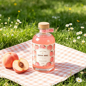 Bouteille en verre vide de 250 ml, 500 ml, 3750 ml pour vin de fruits, <span class=keywords><strong>vodka</strong></span>, gin, rhum, alcool, café, whisky, moonshine, liqueur avec bouchon - Product Image 4