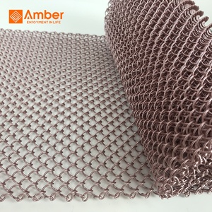 Voilage en maille métallique dorée, rideau en acier flexible, tissu en fil métallique pour toile de fond de scène de <span class=keywords><strong>mariage</strong></span> ou de fête - Product Image 1