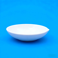 Plat d'évaporation en PTFE monobloc, plat rond en PTFE F4, plat de laboratoire résistant aux acides et aux alcalis