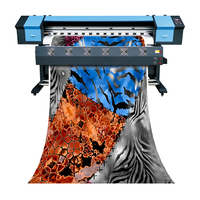 Venta al por mayor 1,8 m de ancho de gran formato dos cabezales de impresión xp600 dx5 impresora de tinte digital eco solvente plotter i1600 impresora eco solvente