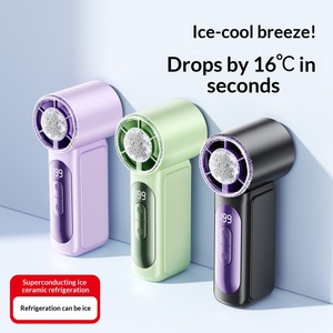 2026 New Semiconductor Cooling Handheld <b>Fan</b>, Silent, Long Battery Life, Outdoor Portable <b>USB</b> Rechargeable <b>Mini</b> <b>Fan</b> Silent Operat - Product Image 2