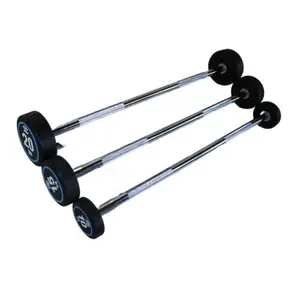 Cheap price affordable Straight Fixed weight barbells EZ curl Urethane Fixed Barbells built to last a lifetime