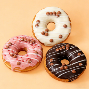 Ingredientes para Decoración de Pastelería, Glaseado para Donuts Listo para Usar, Sabor Chocolate, Recubrimiento Crujiente de Chocolate - Product Image 6