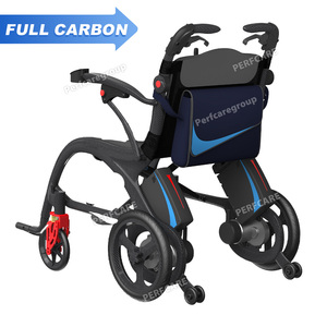 Silla <span class=keywords><strong>de</strong></span> Ruedas Eléctrica Plegable Portátil Ligera <span class=keywords><strong>de</strong></span> Viaje 3 en 1 <span class=keywords><strong>de</strong></span> Carbono con Nuevo Diseño 2025 - Andador y Scooter <span class=keywords><strong>de</strong></span> Movilidad - Product Image 6