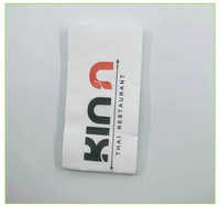 Serviettes de table jetables imprimées en papier Airlaid, pliées en 1/4, blanches, 2 plis, style sac, vente chaude usine