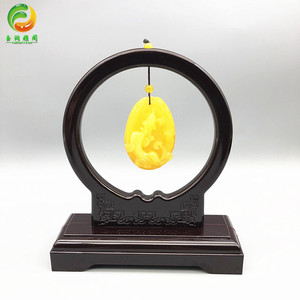 Support de présentation de bijoux pour pendentif, style rétro en acrylique, double couche, origine Wenzhou - Product Image 1