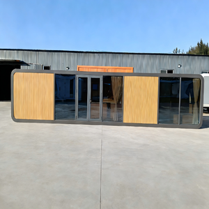 Cabaña Modular Portátil Moderna tipo Apple con Cocina, Cabaña Prefabricada Moderna tipo Apple de Alta Calidad y Gran Venta, <span class=keywords><strong>Vivienda</strong></span> Temporal - Product Image 1