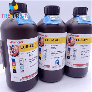Encre UV Original Mimaki LUS-120/<span class=keywords><strong>lus120</strong></span> pour imprimantes Mimaki UJV & UJF, bouteille de 1000 ml - C, M, Y, K, Lc, Lm, W, Cl - Product Image 2