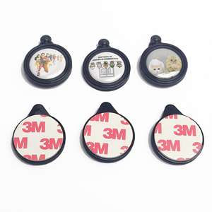 Set Bahan Penyangga Telepon Bentuk Badge 25mm untuk DIY - Product Image 2