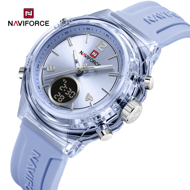 NAVIFORCE 7109 Digital Watch with Silicone Strap Bulk Buy Sport 5 bar Water Resistant Lcd Luminous Watch Original Reloj