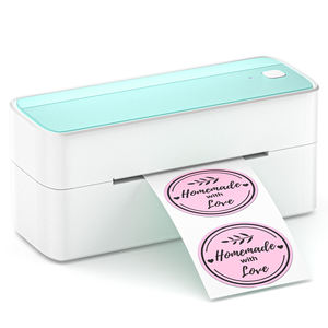 4 inch truyền nhiệt máy in nhãn vận chuyển in quần áo tag nhãn in kim loại Ribbon trang sức Sticker máy in máy - Product Image 1