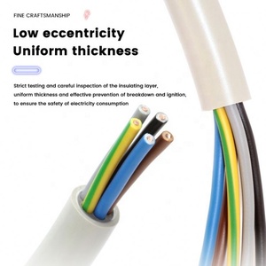 2464 28-18 AWG Câble électrique Câble d'alimentation en PVC gainé isolé en cuivre massif avec noyaux de fil de commande plat 18AWG - Product Image 6