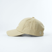 Gorra de Béisbol Personalizada de Algodón Lavado Amarillo, Estilo Minimalista, Bordado con Efecto Realista, Gorra de 6 Paneles con Estructura Suave para Hombre y Mujer