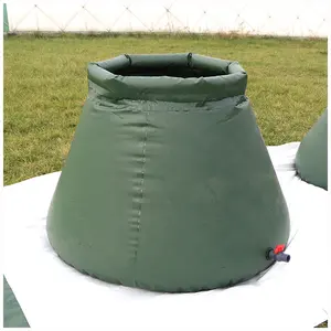 Pvc Dekzeil Zelfdragende Flexibele Regen Water Opslagtank Regen Oogsten Tank Voor Regen Water