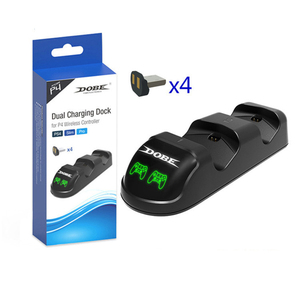 แท่นชาร์จคอนโทรลเลอร์ Led Dual Usb สำหรับ Ps4แท่นชาร์จสำหรับ Sony Playstation 4 - Product Image 1