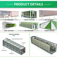 Équipement intelligent de germination d'orge en conteneur hydroponique pour l'alimentation des bovins laitiers et de boucherie