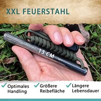 Kit de démarrage d'urgence multifonction en alliage de magnésium pour camping et randonnée, avec couteau et allume-feu, conception portable avec cordon
